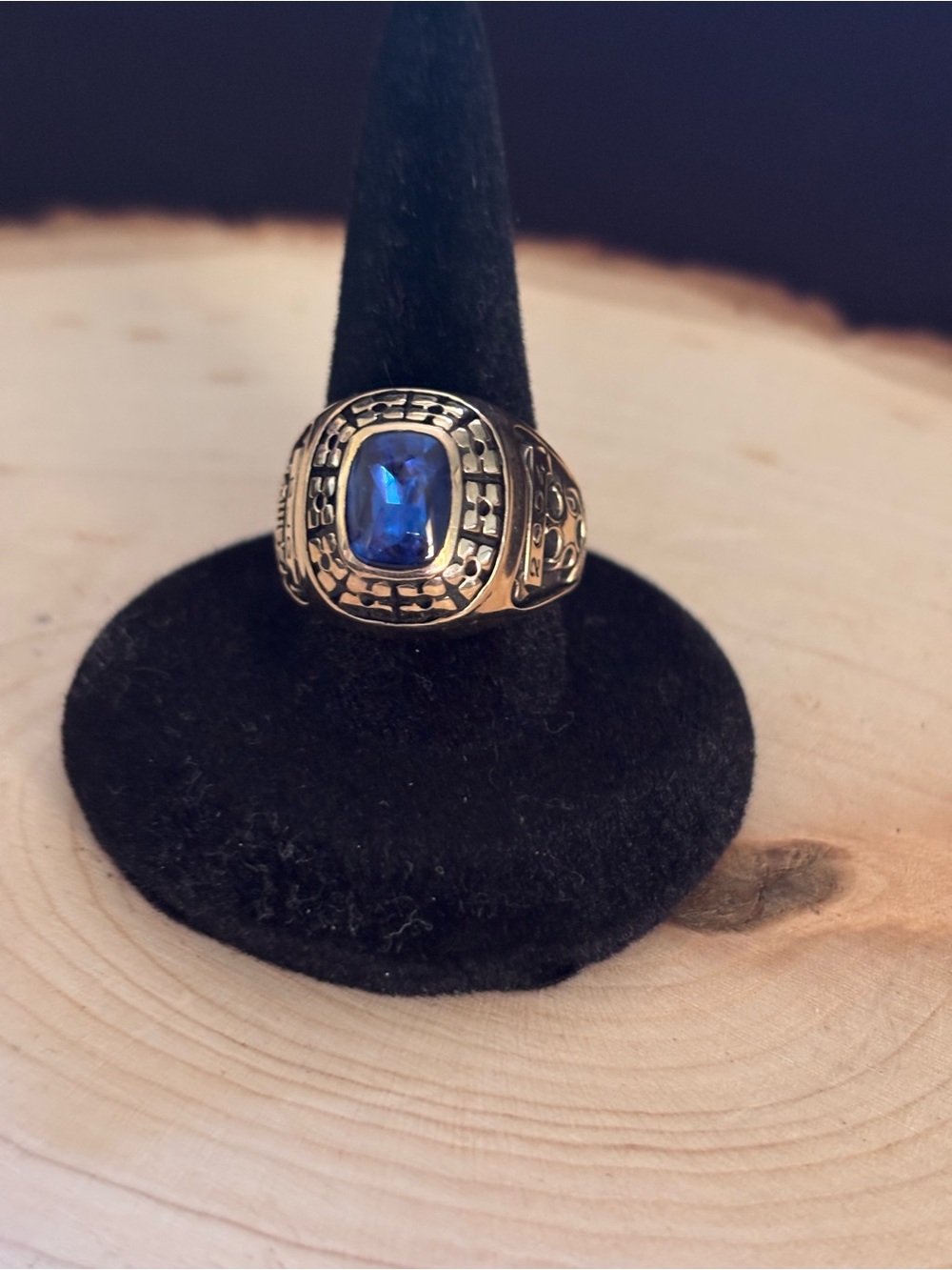Women’s Lowe’s Home Improvement Gold Ring with Blue Center Stone